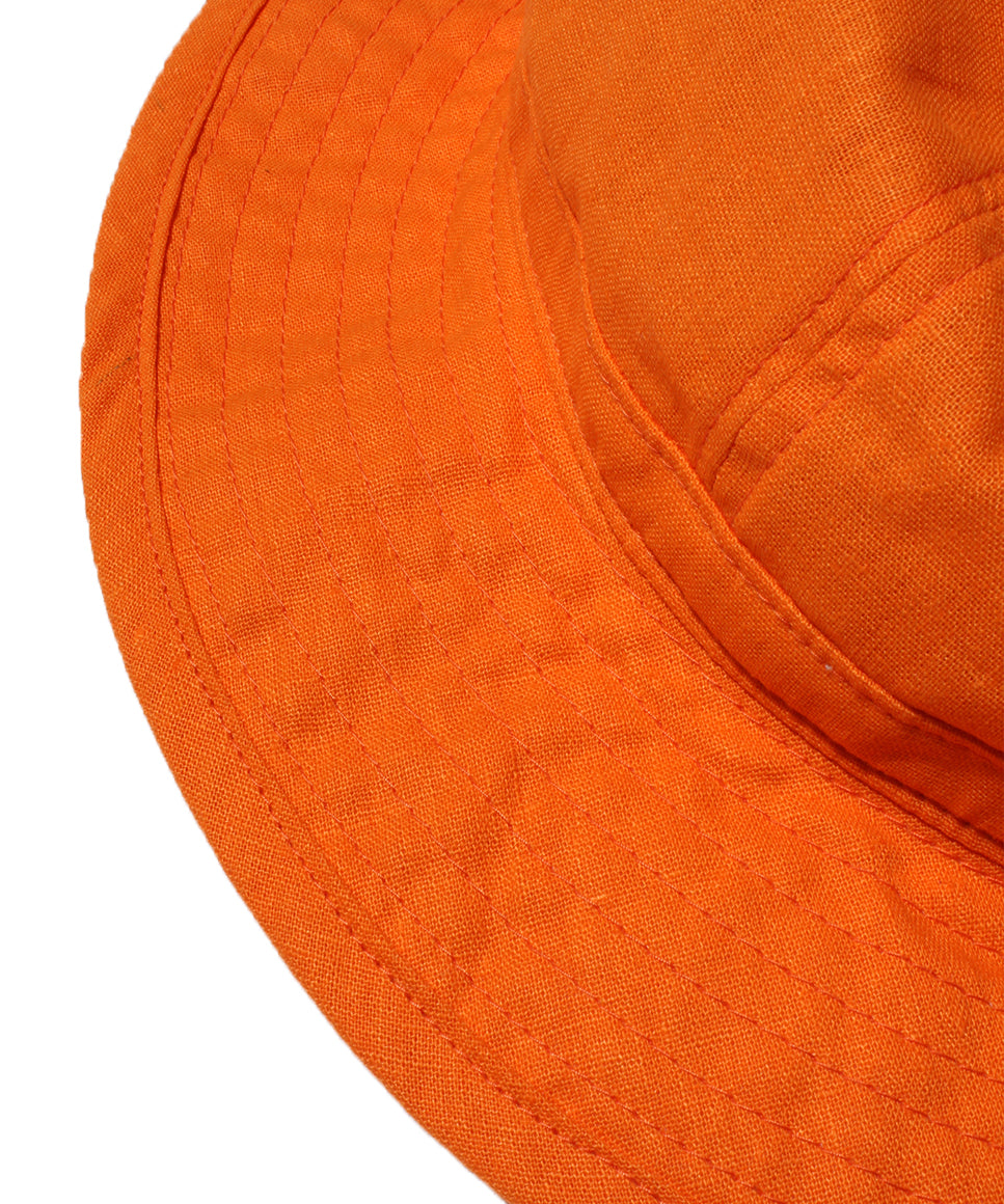 【Der SAMMLER】TACKLE HAT COTTON LINEN / ORANGE