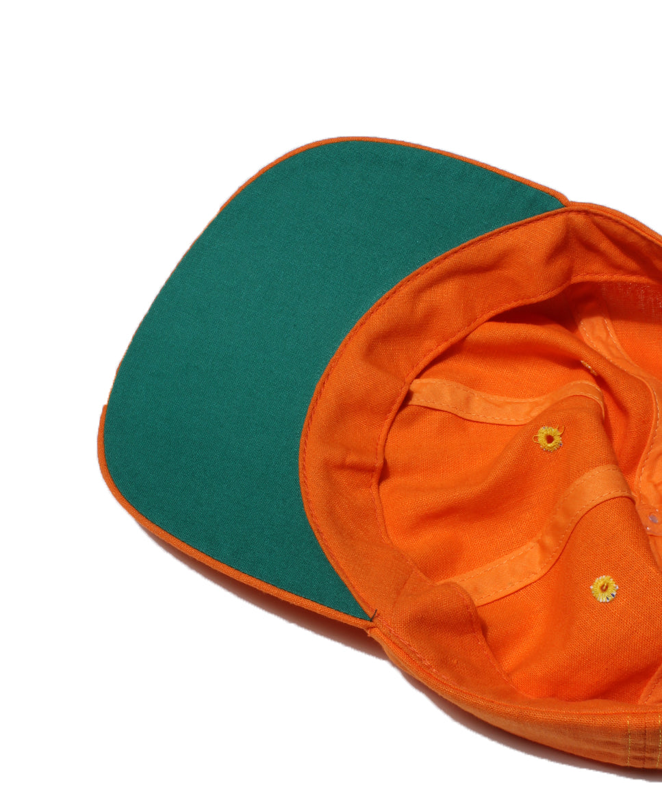 【Der SAMMLER】TACKLE CAP COTTON LINEN / ORANGE