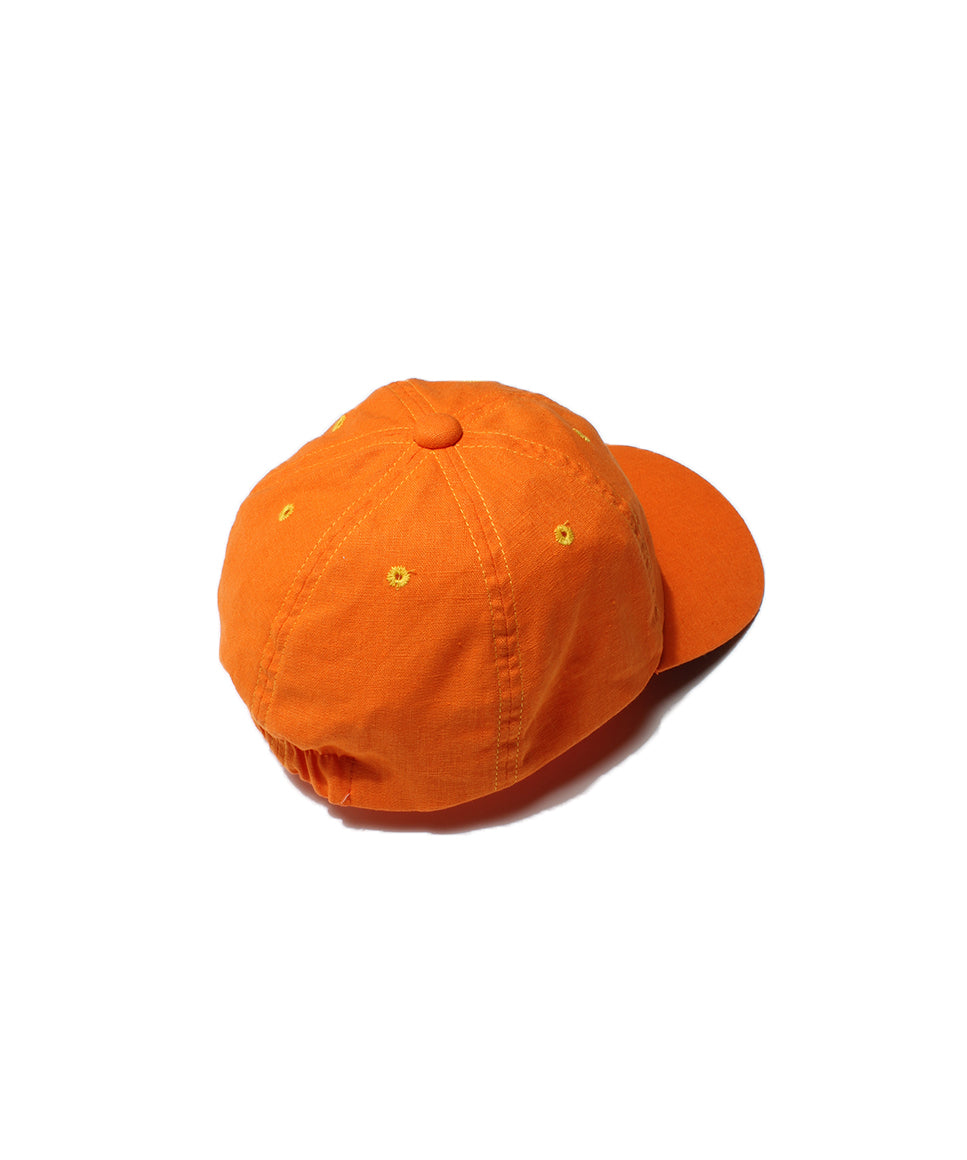 【Der SAMMLER】TACKLE CAP COTTON LINEN / ORANGE