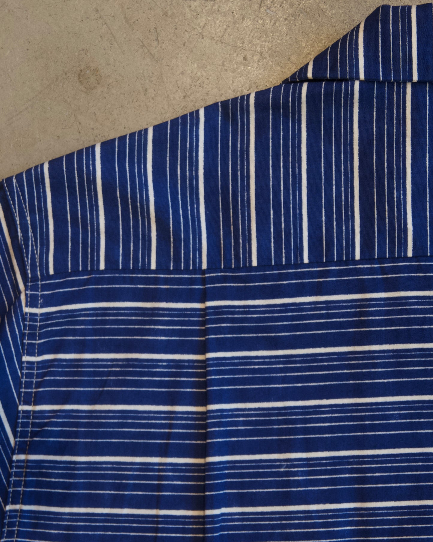 【BIG YANK】 U54 QLS SHIRTS FUZZY BOPDER / BLUE