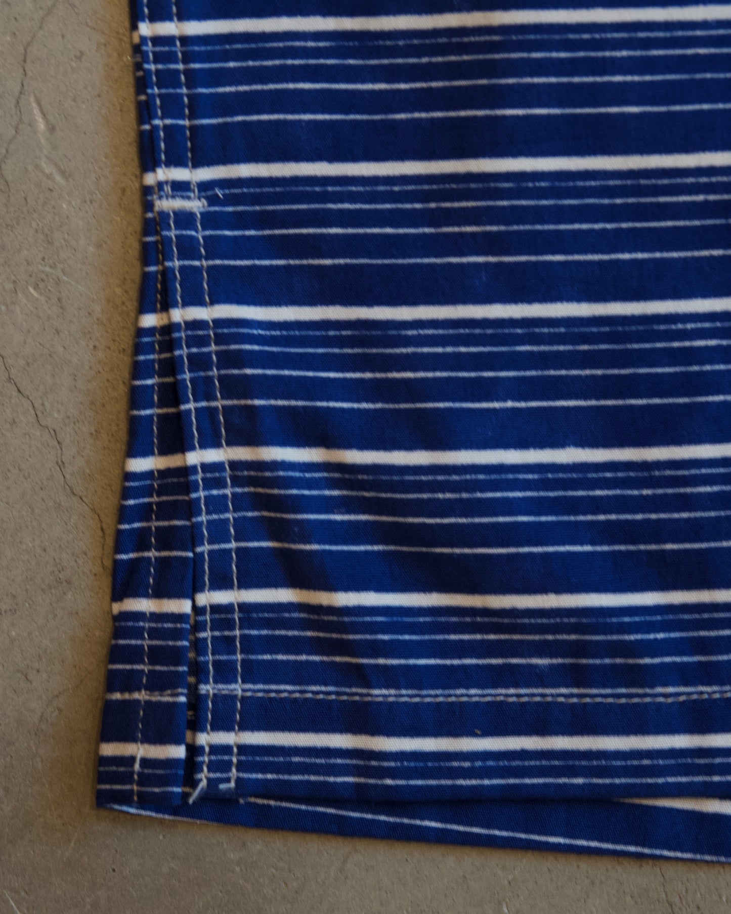 【BIG YANK】 U54 QLS SHIRTS FUZZY BOPDER / BLUE