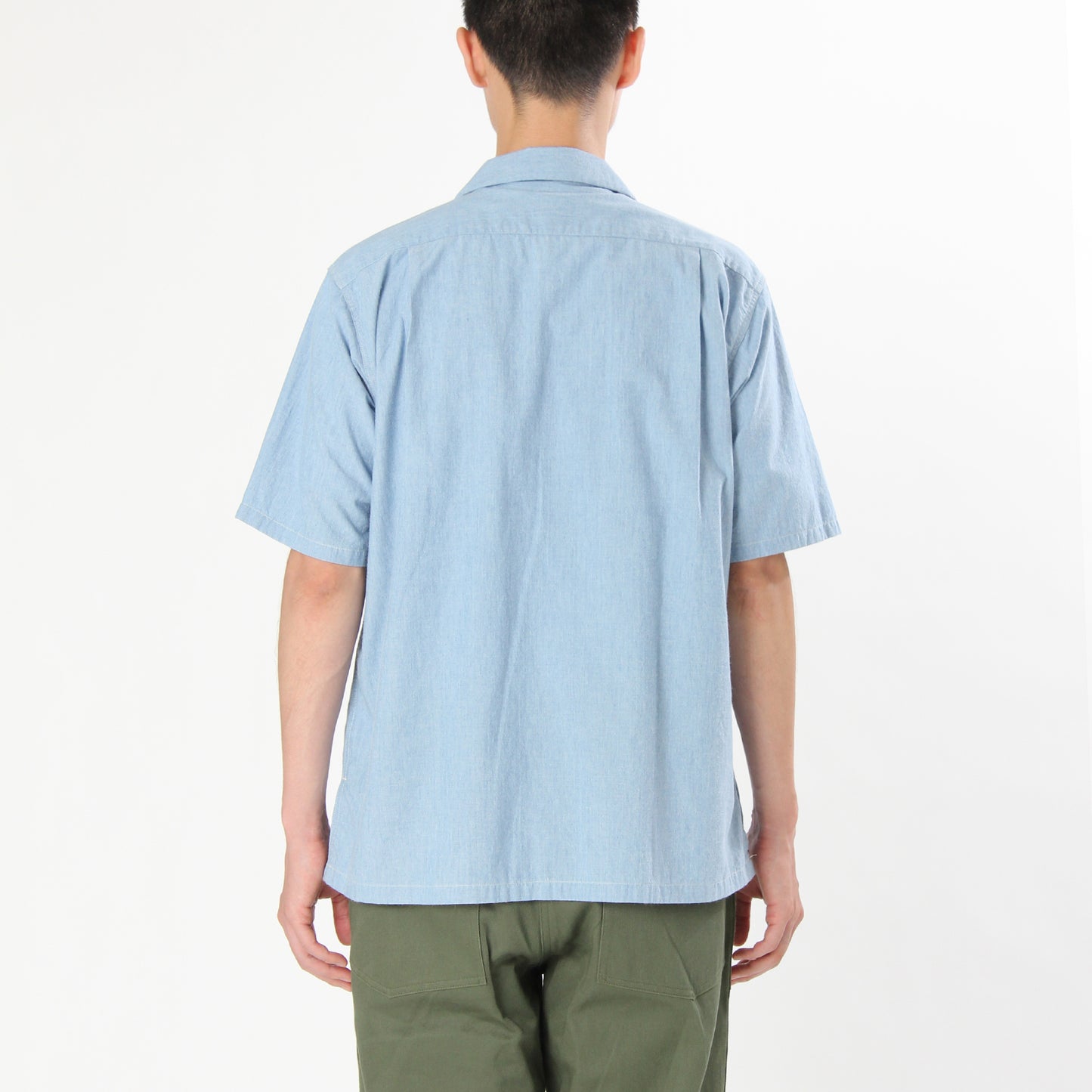 【BIG YANK】 U54 QLS SHIRTS LT CHAMBRAY / L . INDIGO