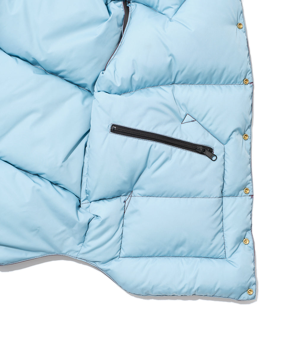 【25AW】DOWN VEST PLUM
