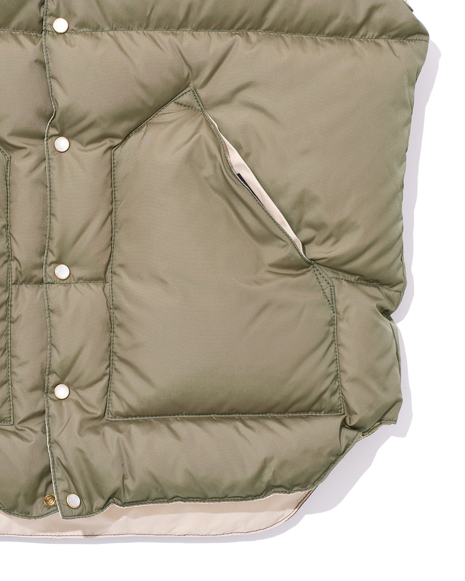【25AW】CHRISTY VEST OLIVE