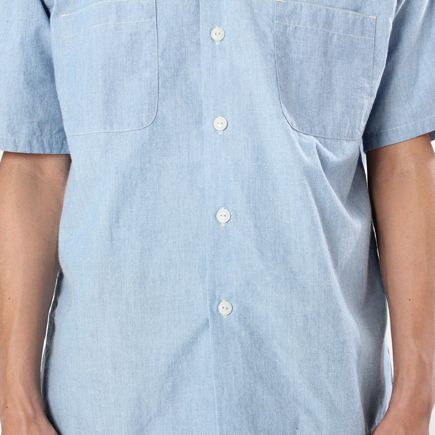 【BIG YANK】 U54 QLS SHIRTS LT CHAMBRAY / L . INDIGO