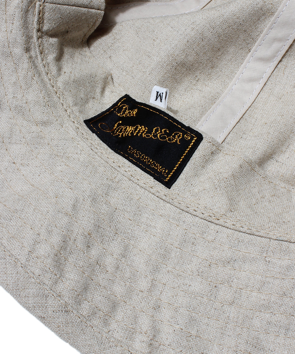 【Der SAMMLER】TACKLE HAT COTTON LINEN / NATURAL