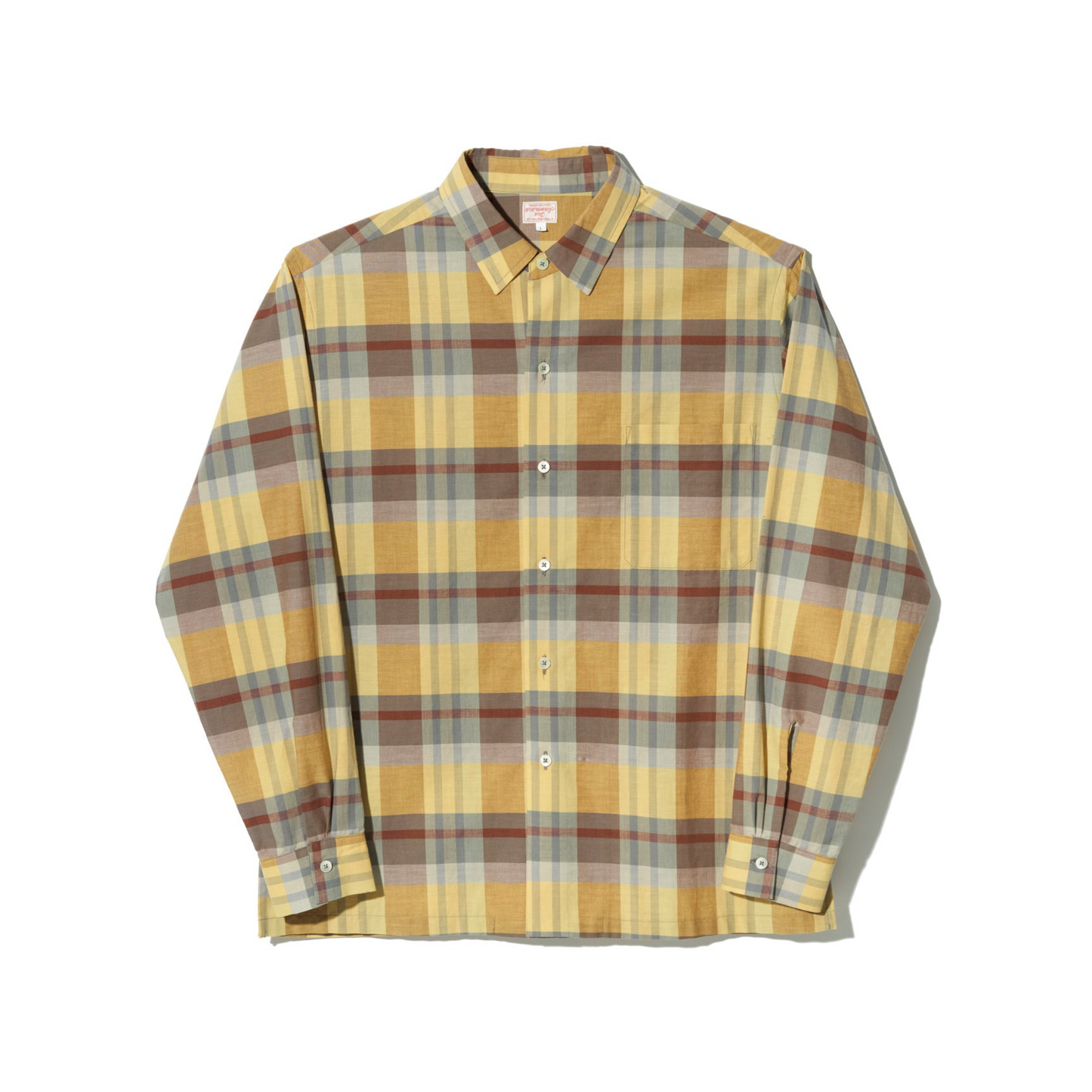 【Der SAMMLER 】KAMP SHIRTS COTTON SILK CHECK