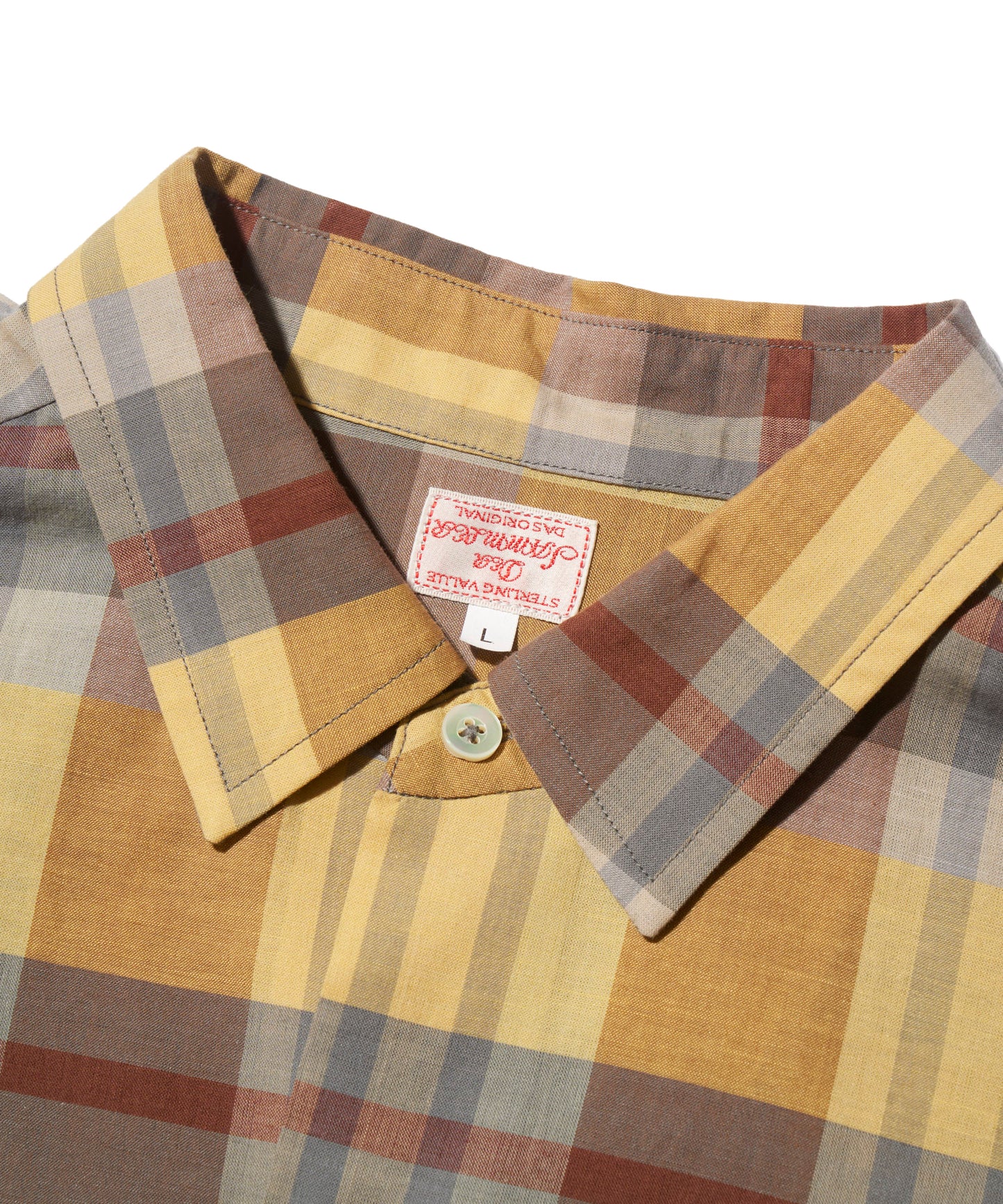 【Der SAMMLER 】KAMP SHIRTS COTTON SILK CHECK