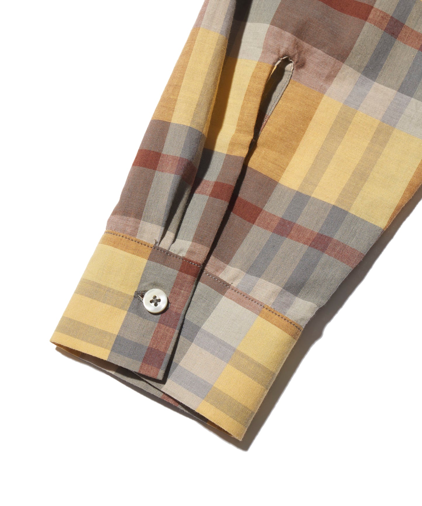 【Der SAMMLER 】KAMP SHIRTS COTTON SILK CHECK