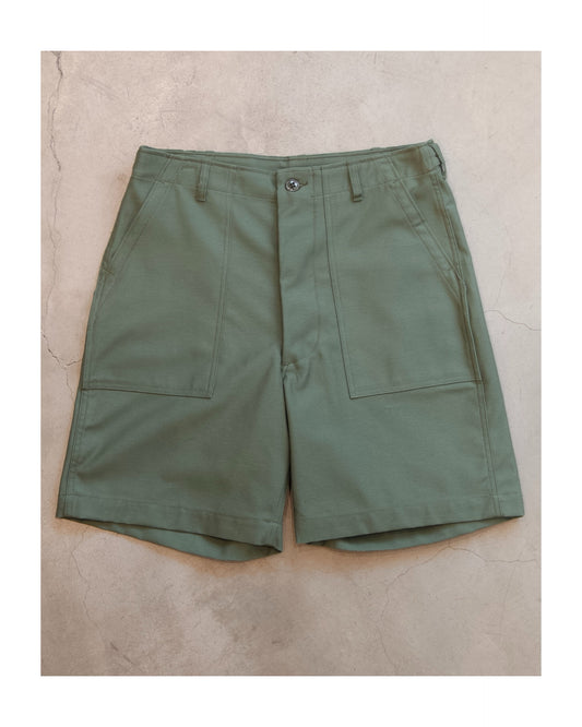 【YANKSHIRE】1961 UTILITY SHORTS VTG SATEEN / OLIVE