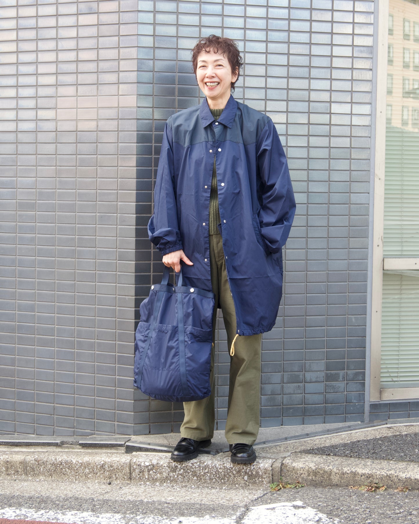 【RMFC】WIND COAT CLASSIC TAFFETA / NAVY