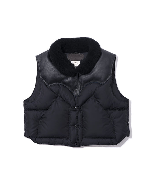 【25AW】ANNELLE VEST BLACK