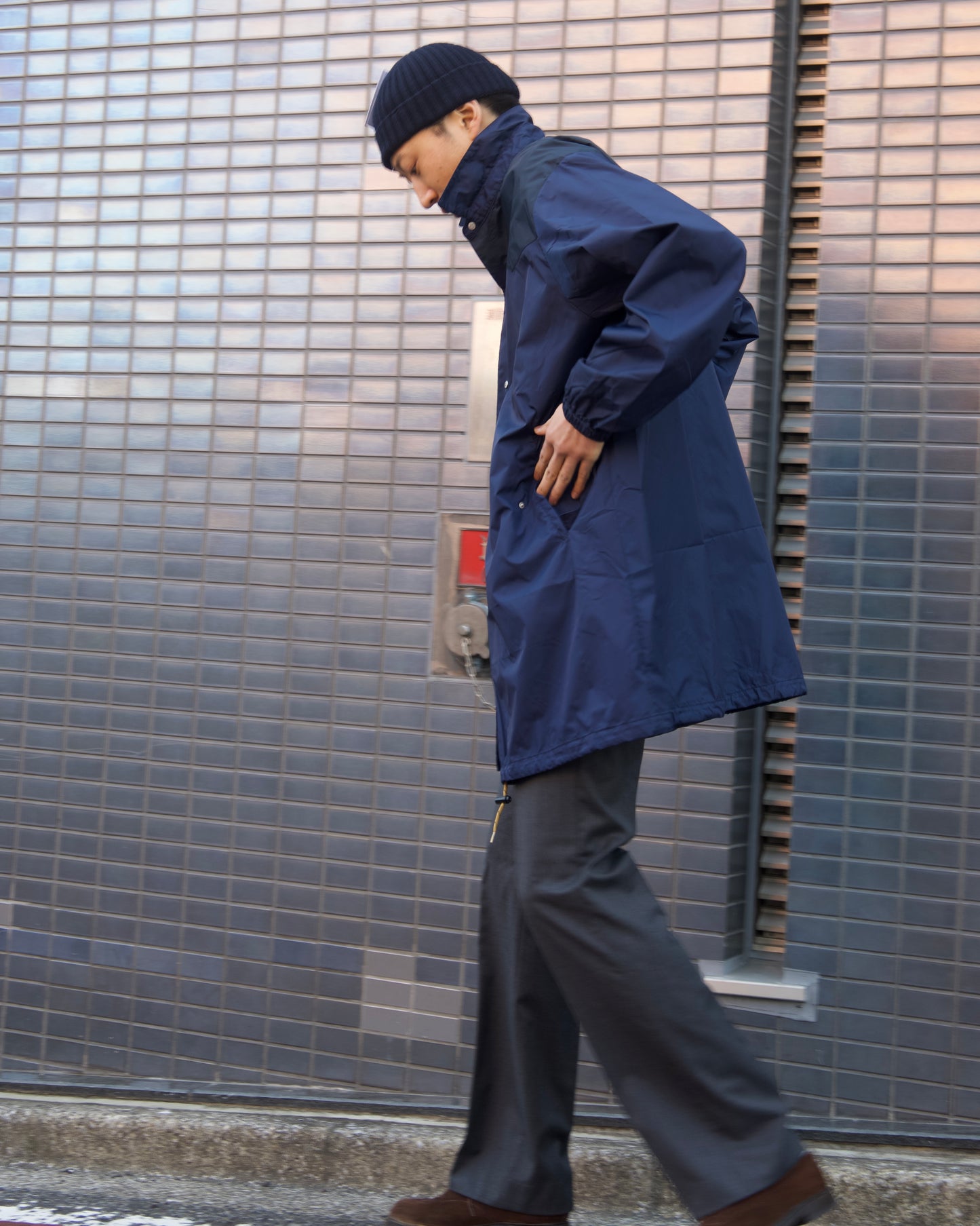 【RMFC】WIND COAT CLASSIC TAFFETA / NAVY