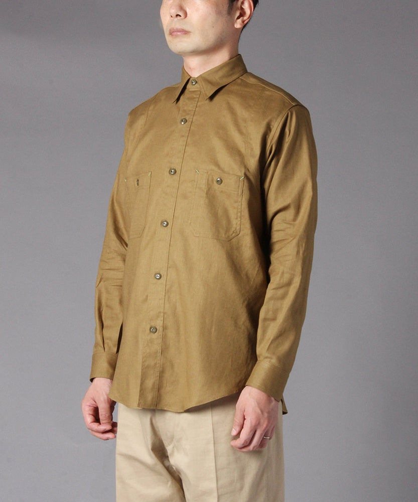 【BIG YANK】SHIRT C1920 FLYER CO/LI TWILL