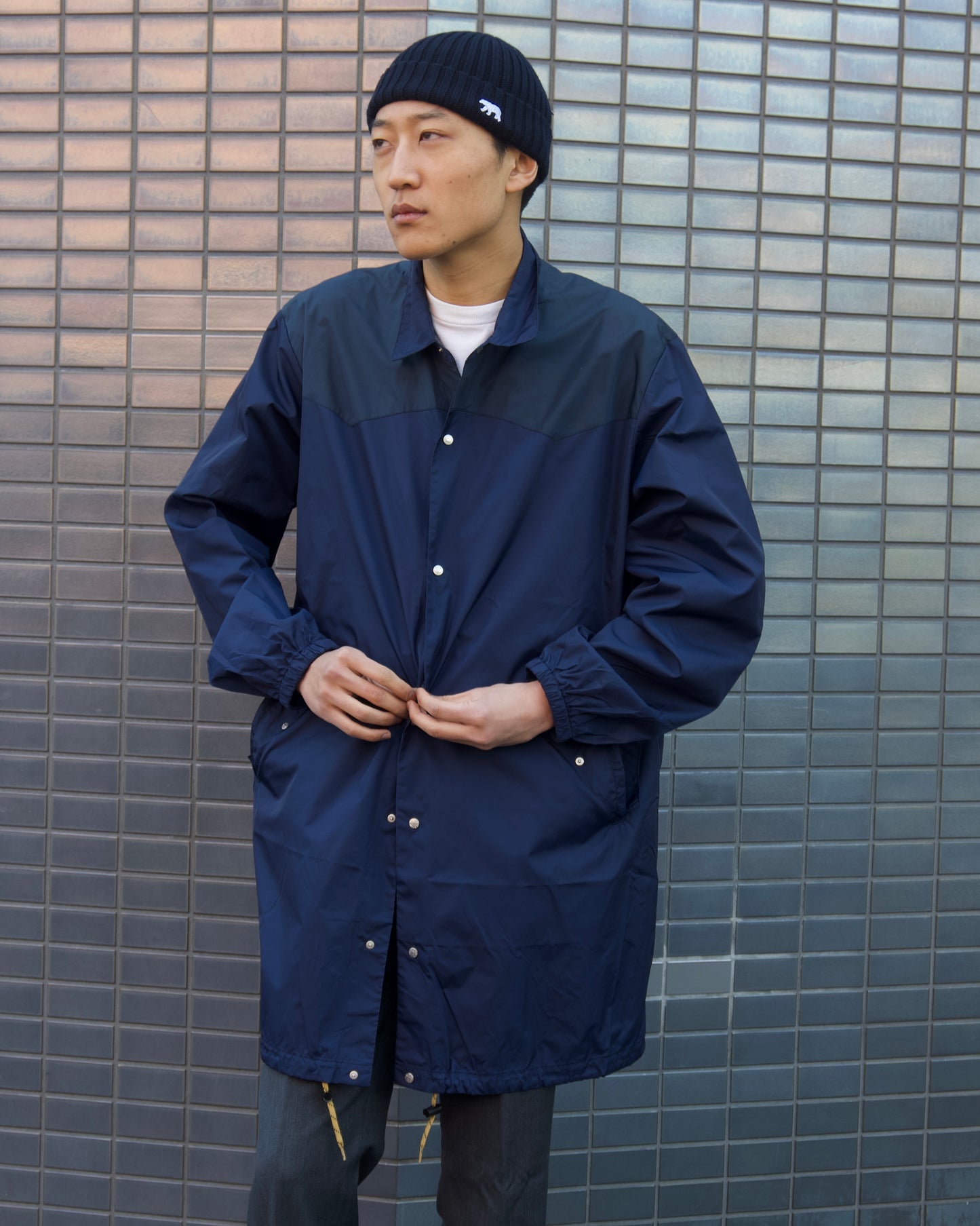 【RMFC】WIND COAT CLASSIC TAFFETA / NAVY