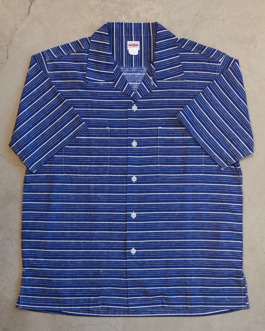 【BIG YANK】 U54 QLS SHIRTS FUZZY BOPDER / BLUE