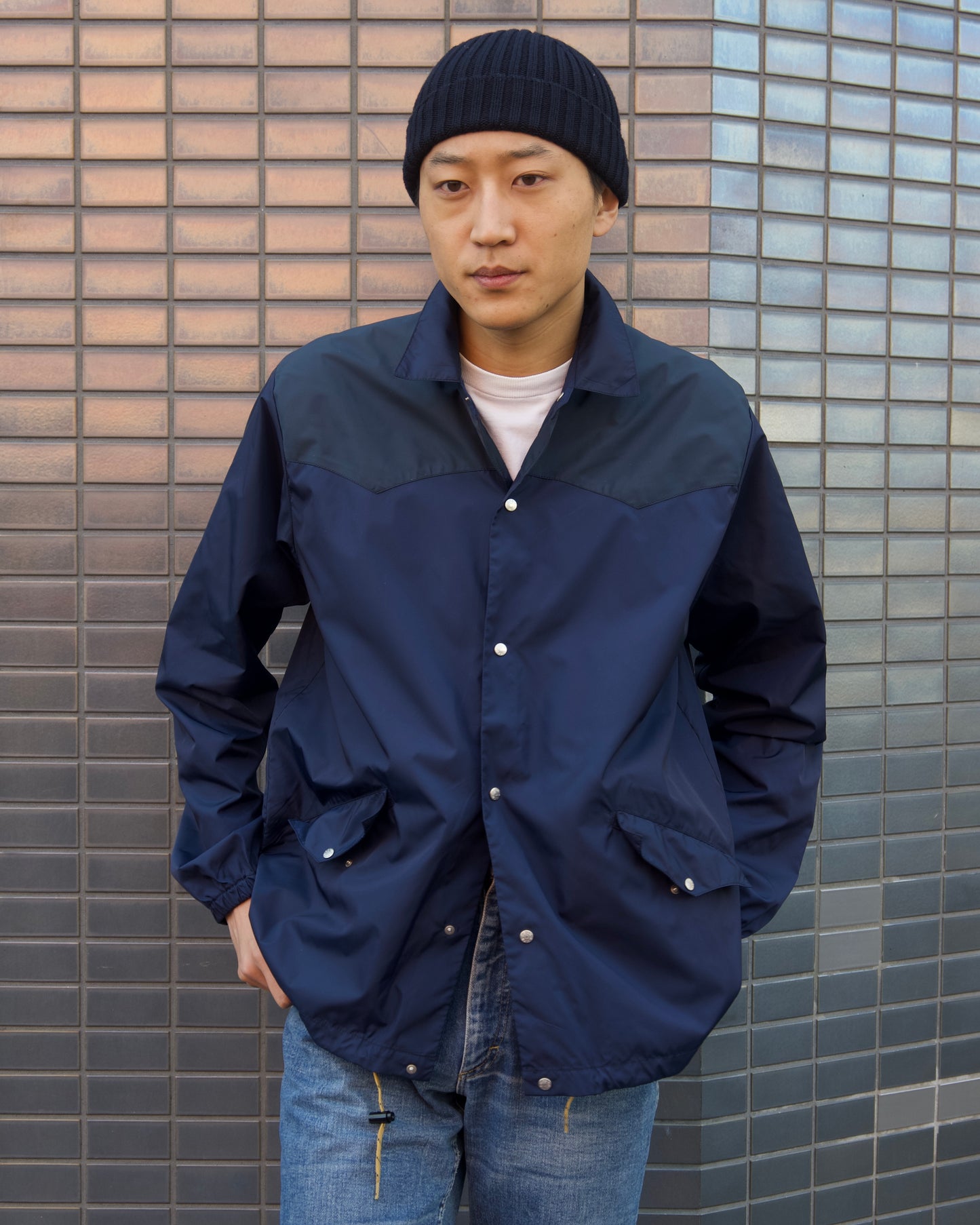 【RMFC】WIND COAT CLASSIC TAFFETA / NAVY