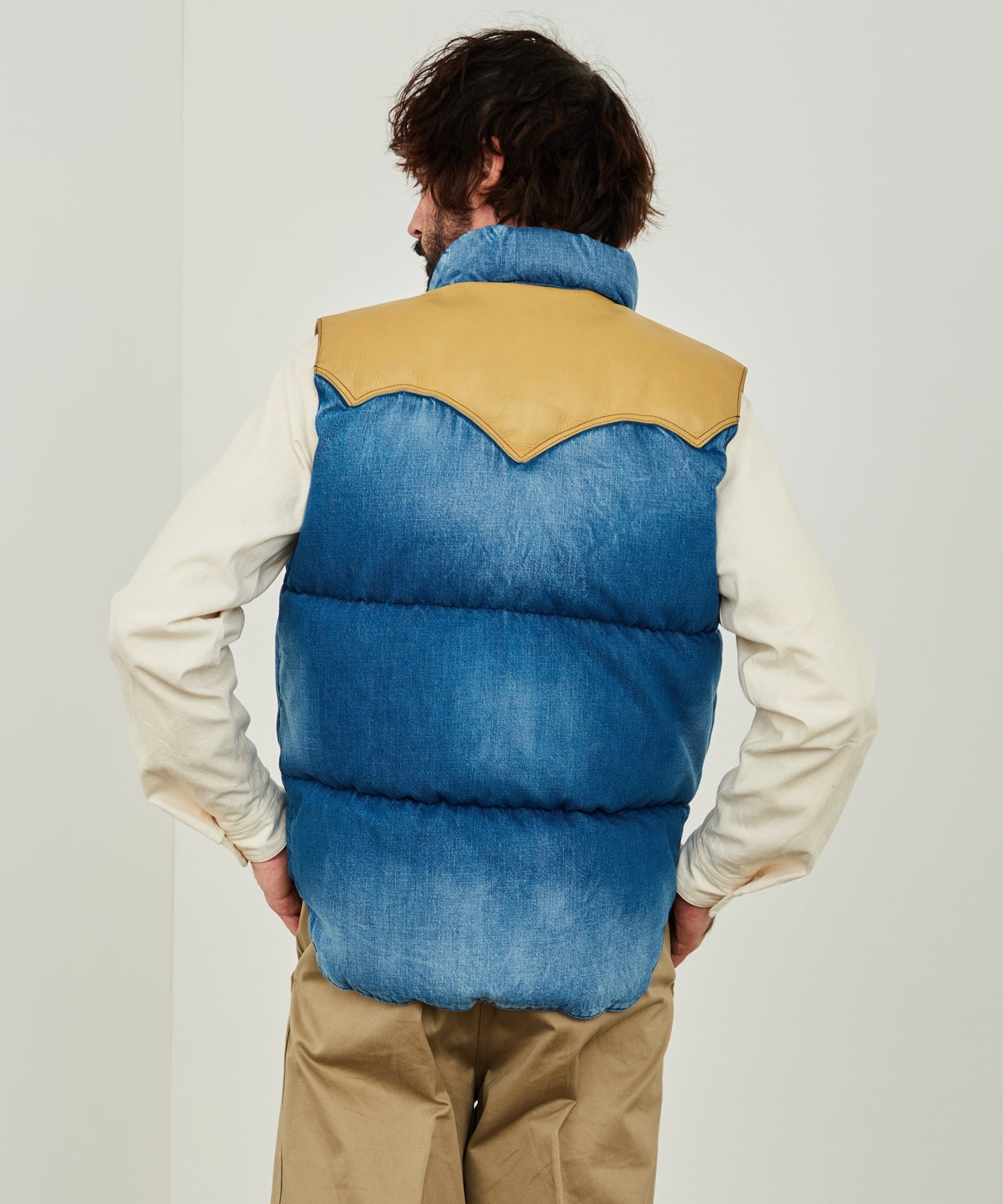 【50th】DOWN VEST DENIM