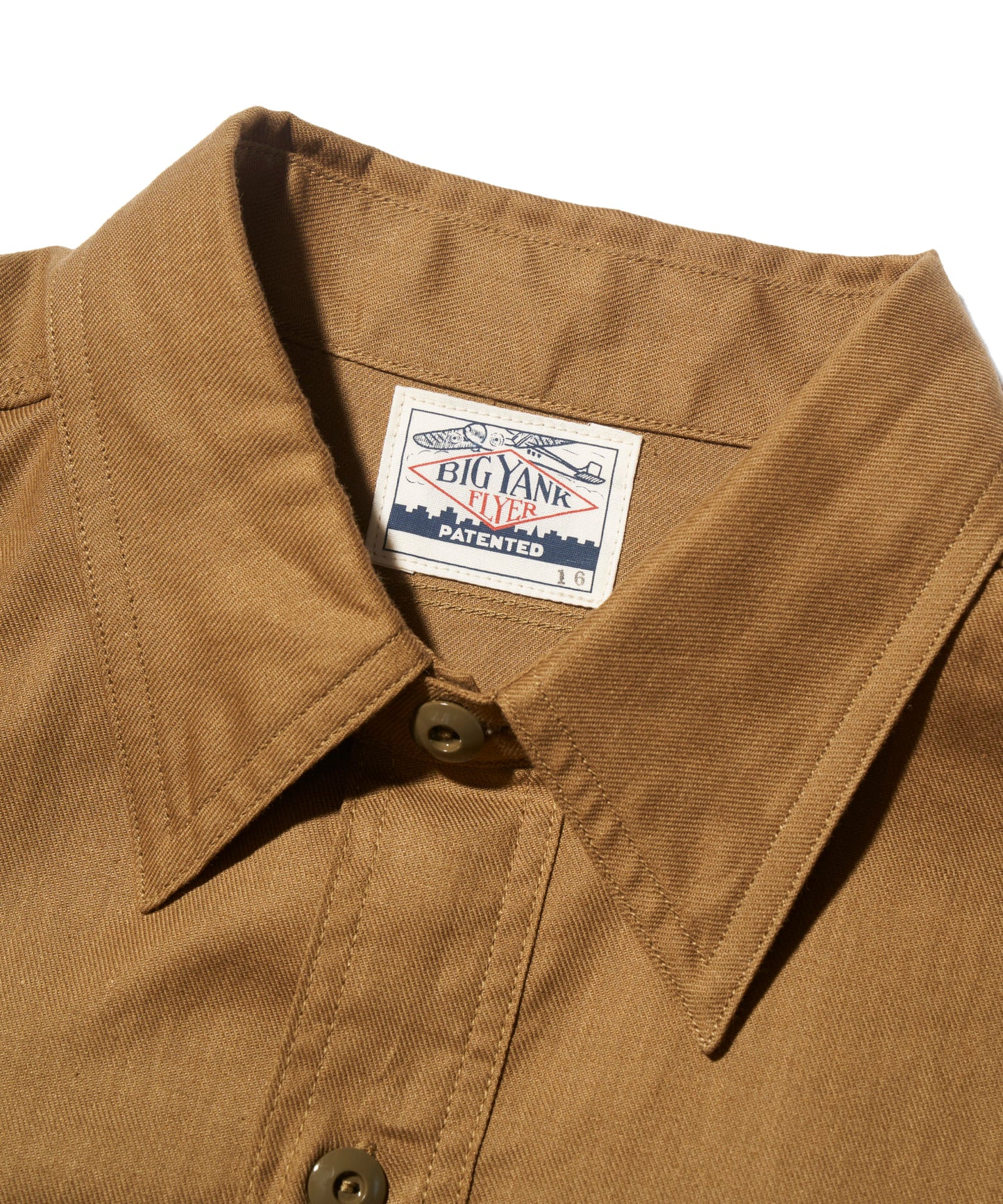 【BIG YANK】SHIRT C1920 FLYER CO/LI TWILL