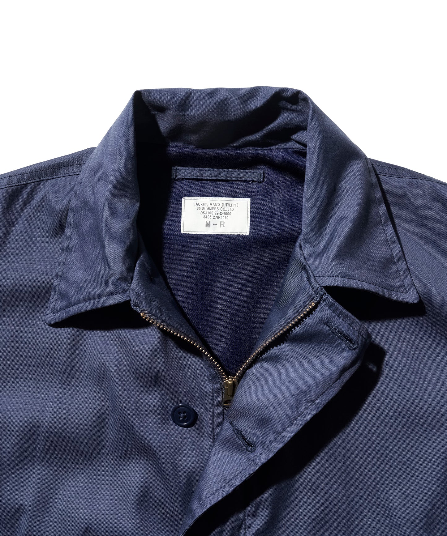 【Der SAMMLER 】1972 USN UTILITY JACKET VTG POPLIN